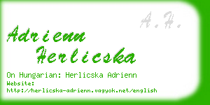adrienn herlicska business card